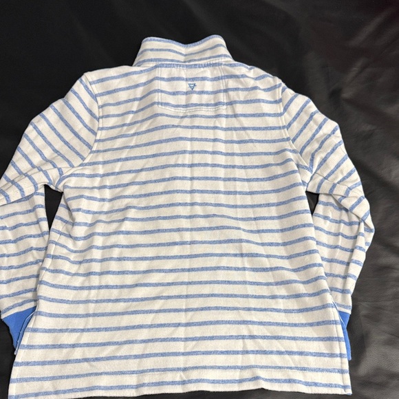 LIV Outdoors Striped Blue and White Women's Sweatshirt - Picture 4 of 4